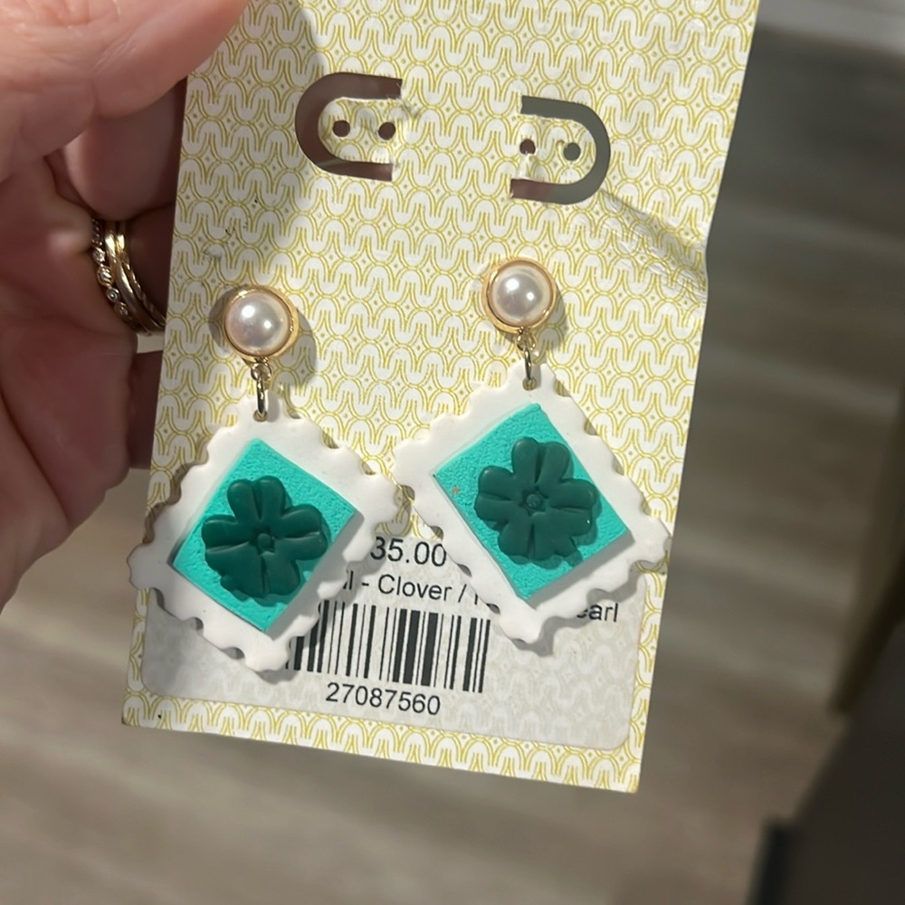 St Patrick’s Day earrings